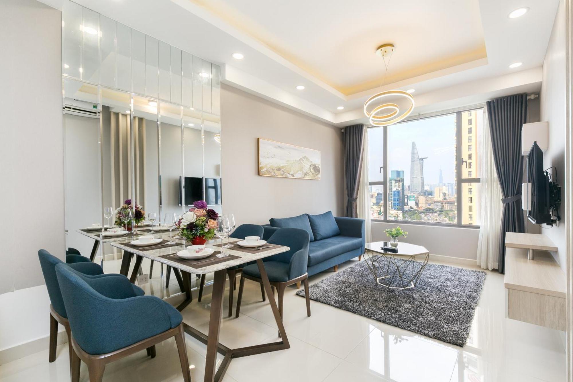 Yo'S Homes Rivergate Apartment Infinity Pool Near District 1 호치민 외부 사진