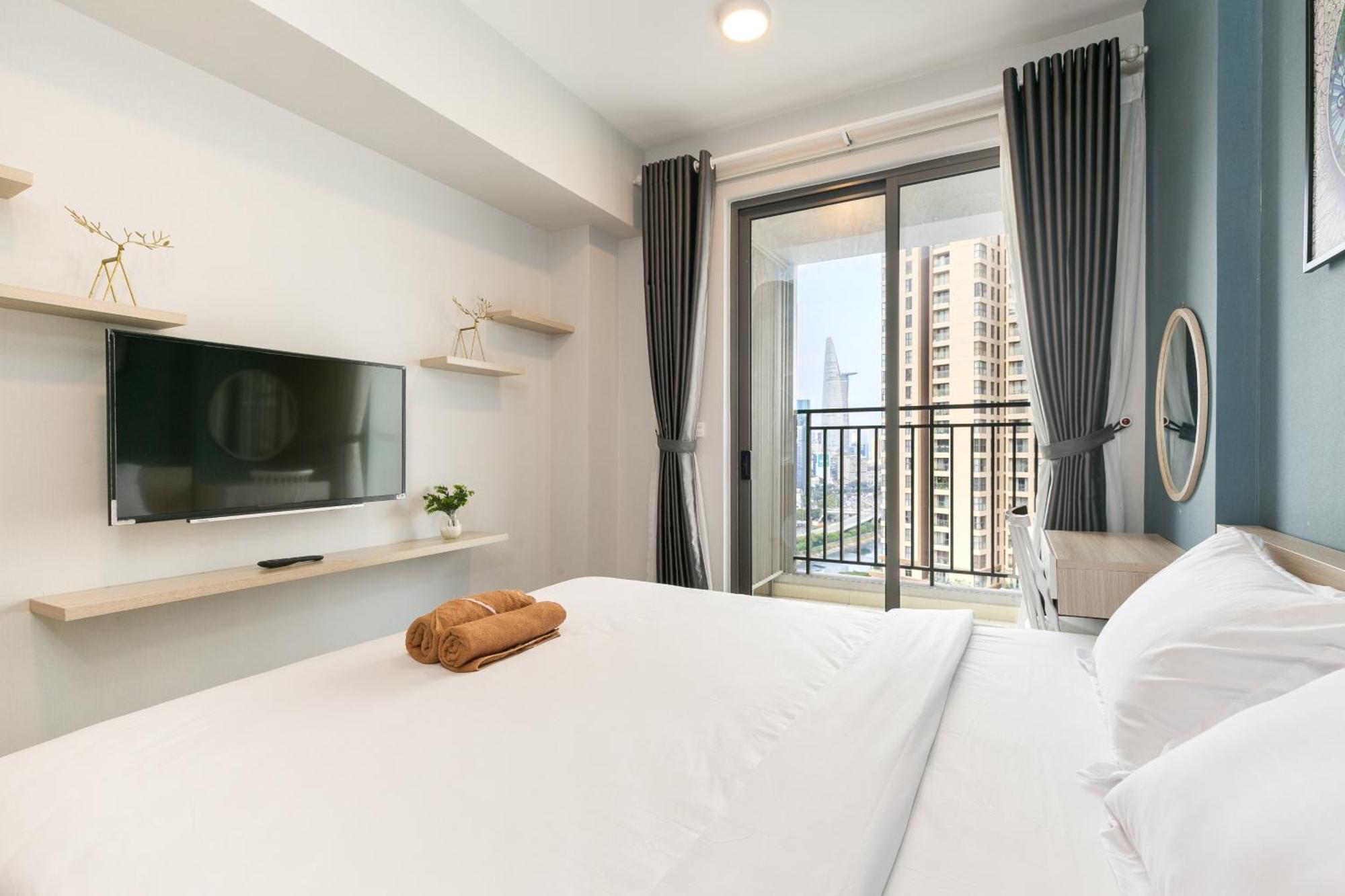 Yo'S Homes Rivergate Apartment Infinity Pool Near District 1 호치민 외부 사진